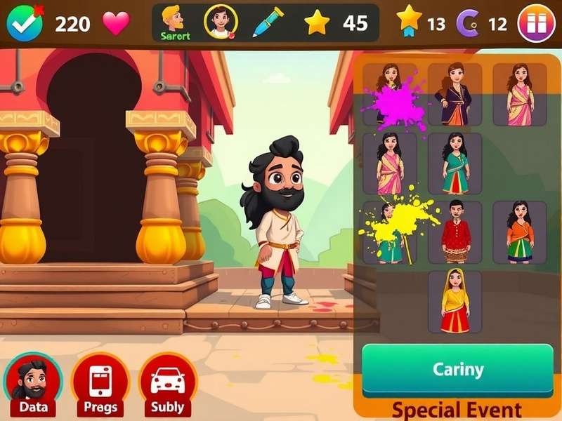 Kachori Adventure character customization options showing diverse outfits